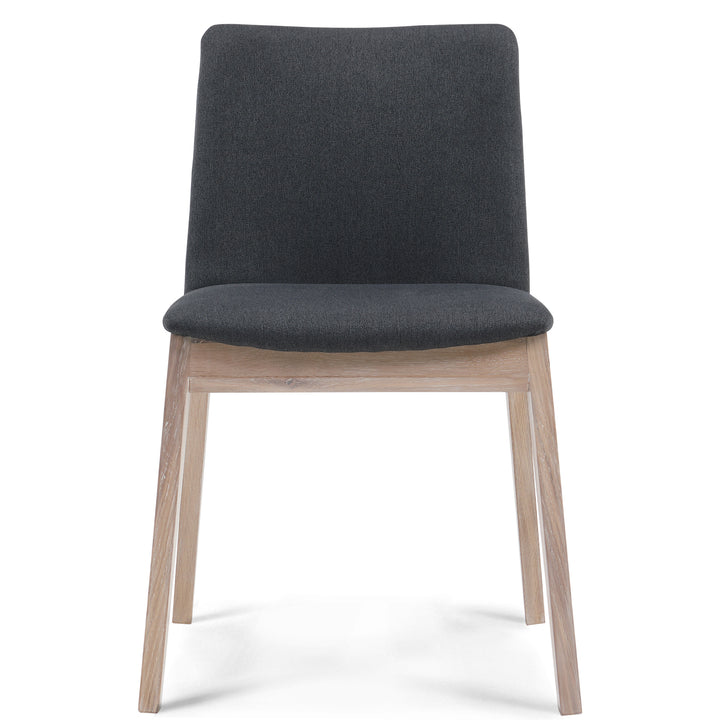 AUSTIN CHARCOAL + WHITE OAK DINING CHAIR | SET OF 2