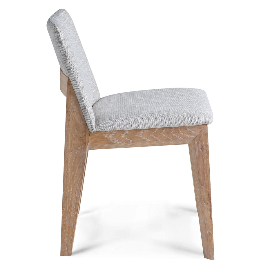 AUSTIN GREY + WHITE OAK DINING CHAIR | SET OF 2