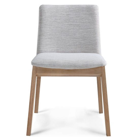 AUSTIN GREY + WHITE OAK DINING CHAIR | SET OF 2