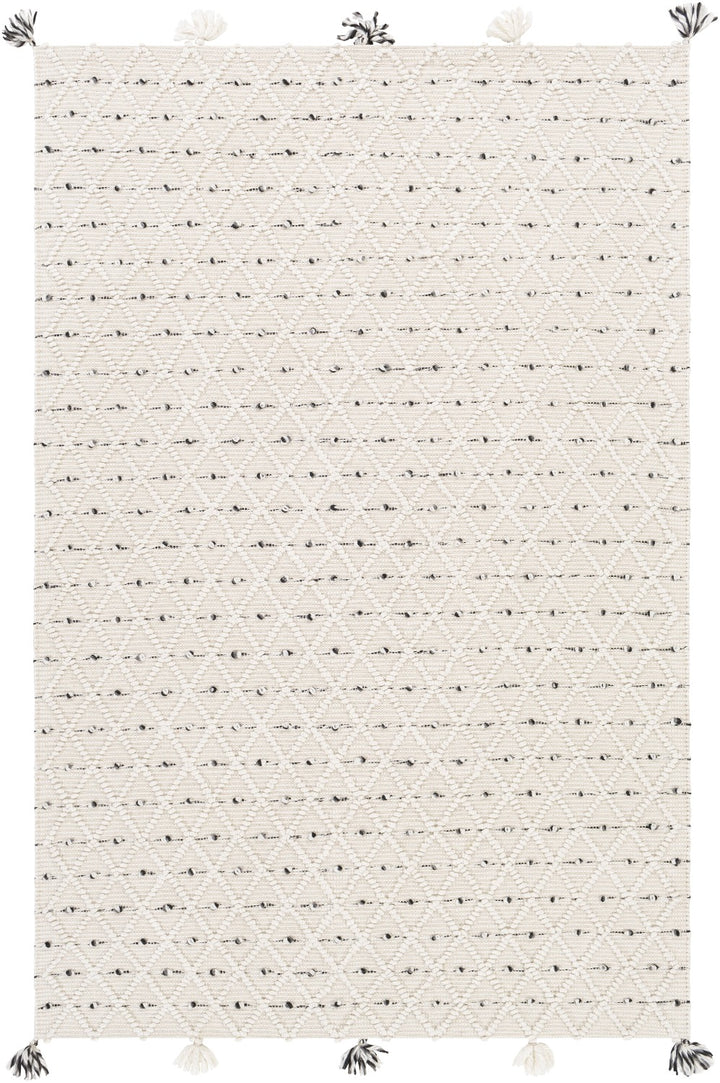 AZA POM INDOOR - OUTDOOR RUG: IVORY