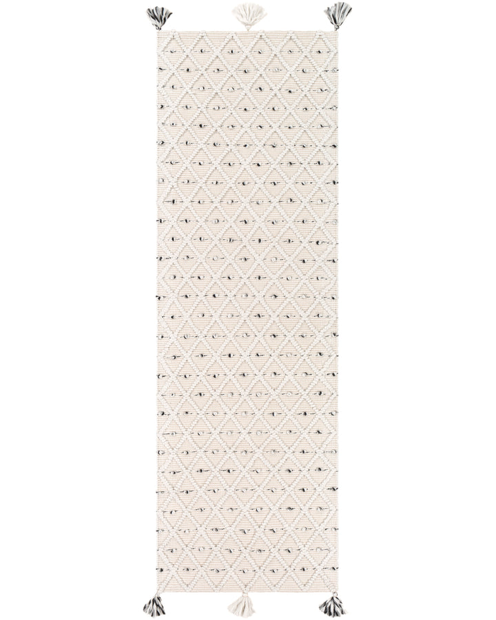 AZA POM INDOOR - OUTDOOR RUG: IVORY
