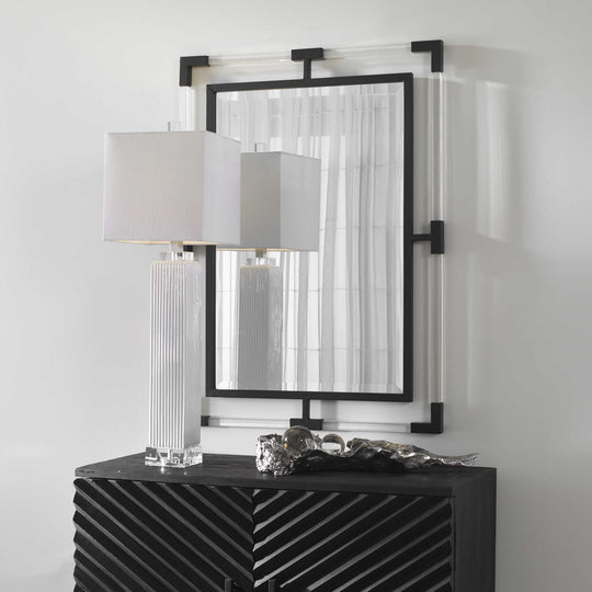 BALKAN ACRYLIC MIRROR: BLACK