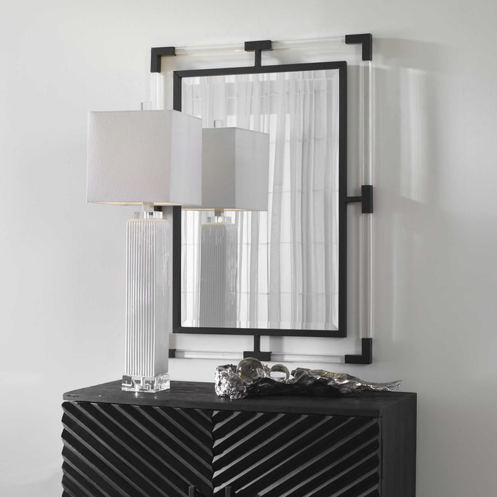 BALKAN ACRYLIC MIRROR: BLACK