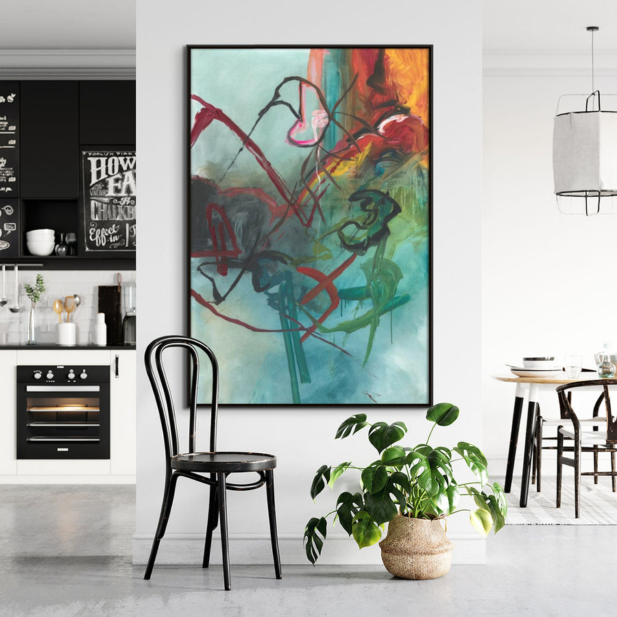 "BILINGUAL RANT" CANVAS ART
