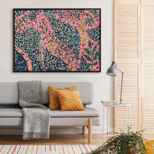 "CANDY SHERBET GREEN" CANVAS ART