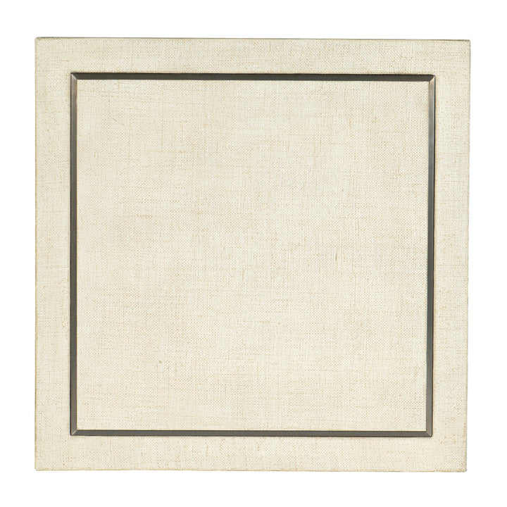 CASCADE BURLAP TEXTURED END TABLE