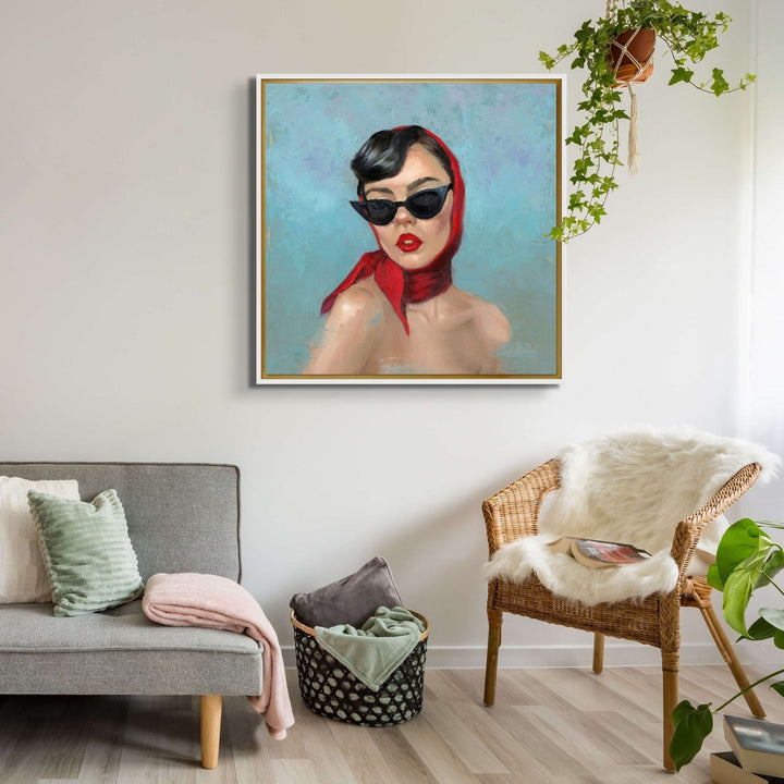 "CAT EYES" CANVAS ART