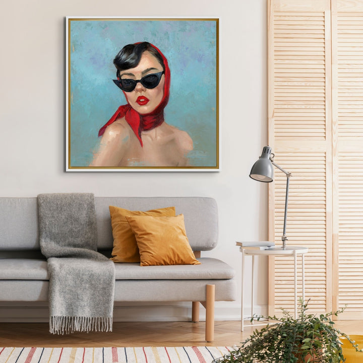 "CAT EYES" CANVAS ART