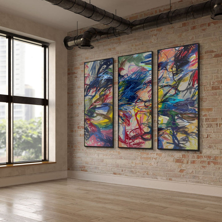 "CELEBRATION OF LIFE III" CANVAS ART
