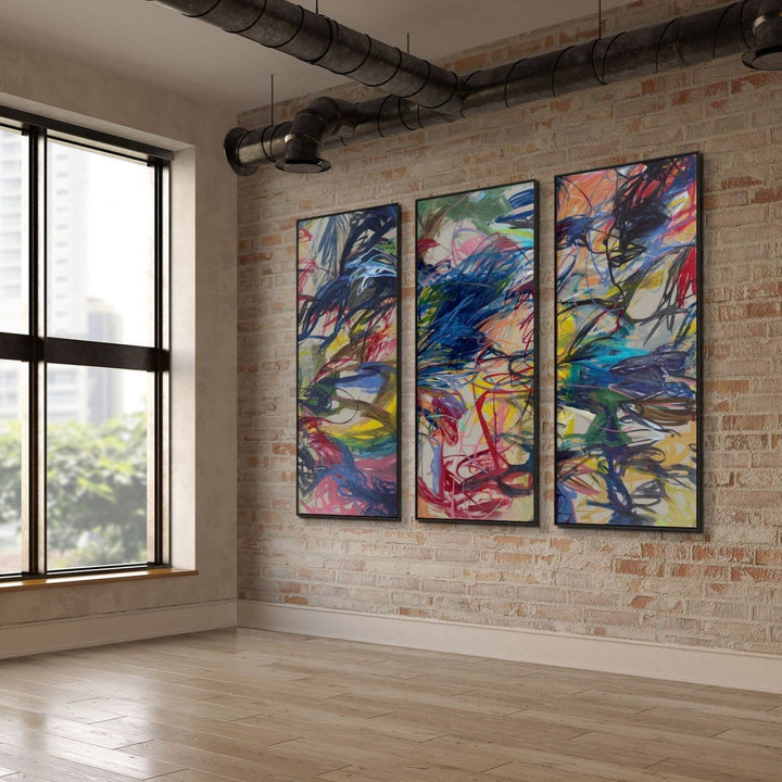 "CELEBRATION OF LIFE I" CANVAS ART