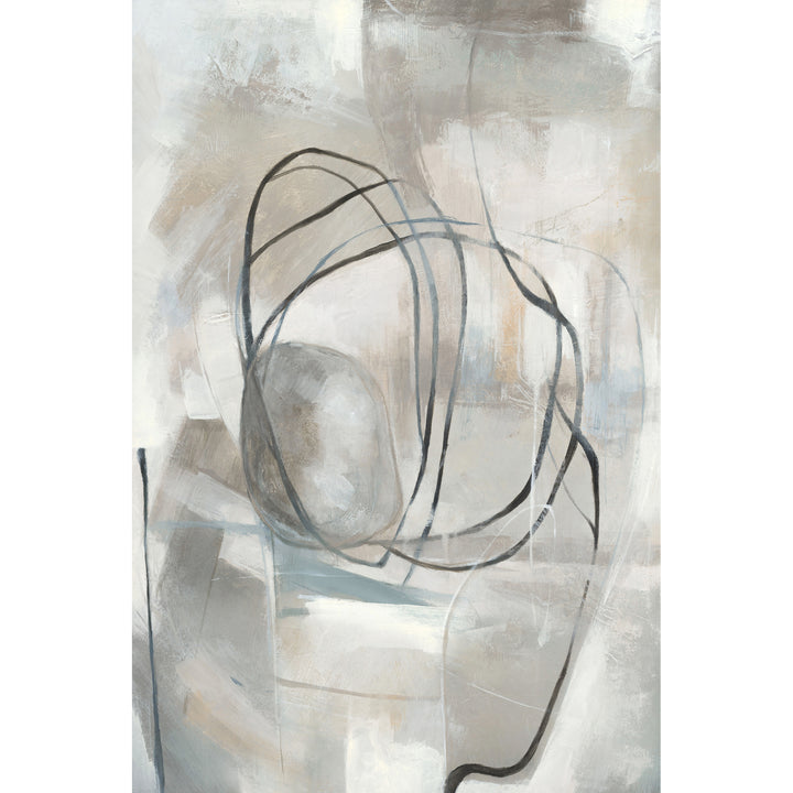 "CIRCULAR PATH I" CANVAS ART