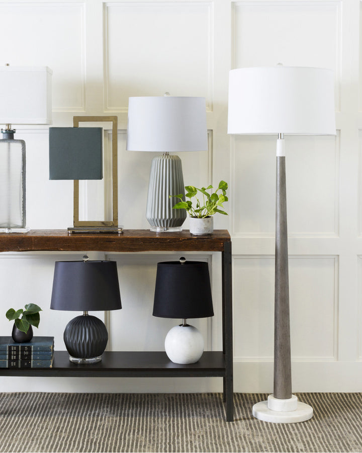COLT MARBLE & CEMENT FLOOR LAMP