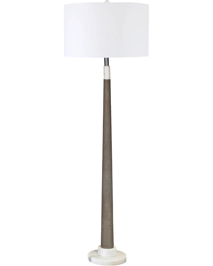 COLT MARBLE & CEMENT FLOOR LAMP