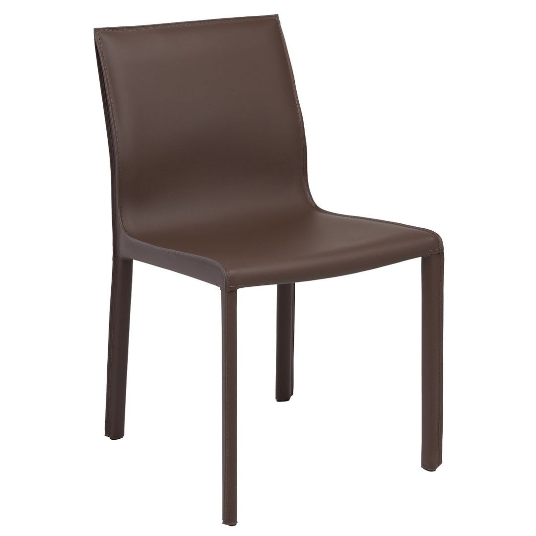 COLTER LEATHER WRAPPED DINING CHAIR