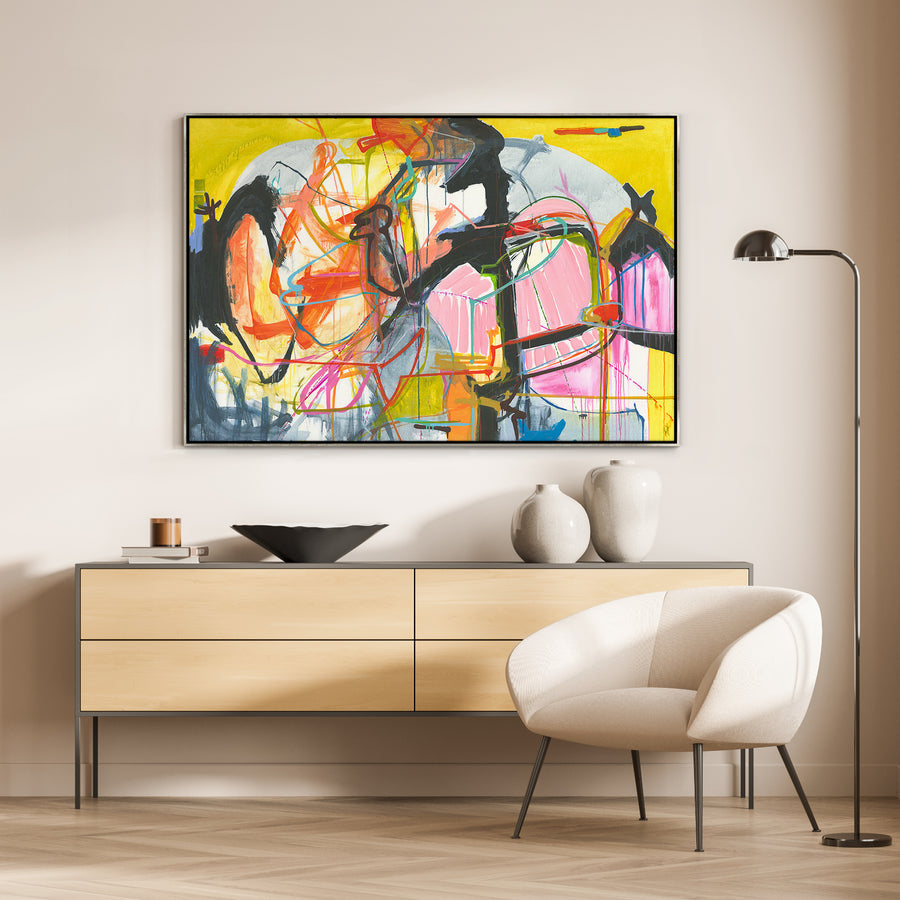 "COMPOSITE SKETCH" CANVAS ART