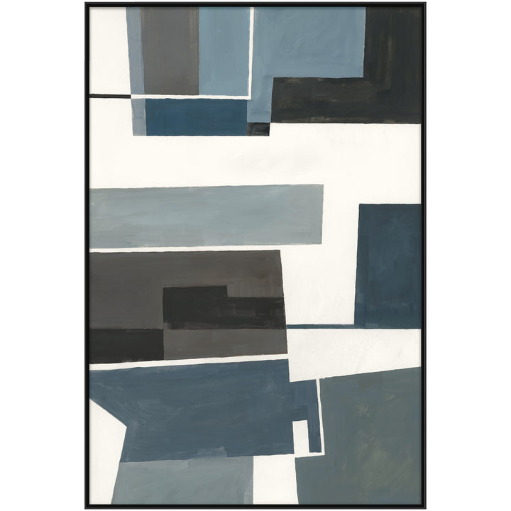 "COOL HUES I" CANVAS ART