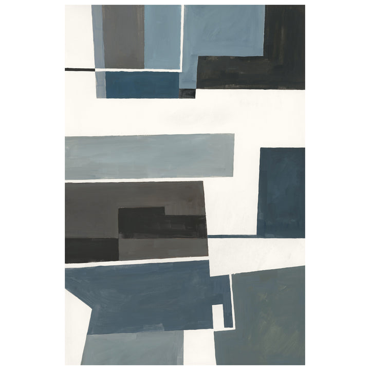 "COOL HUES I" CANVAS ART