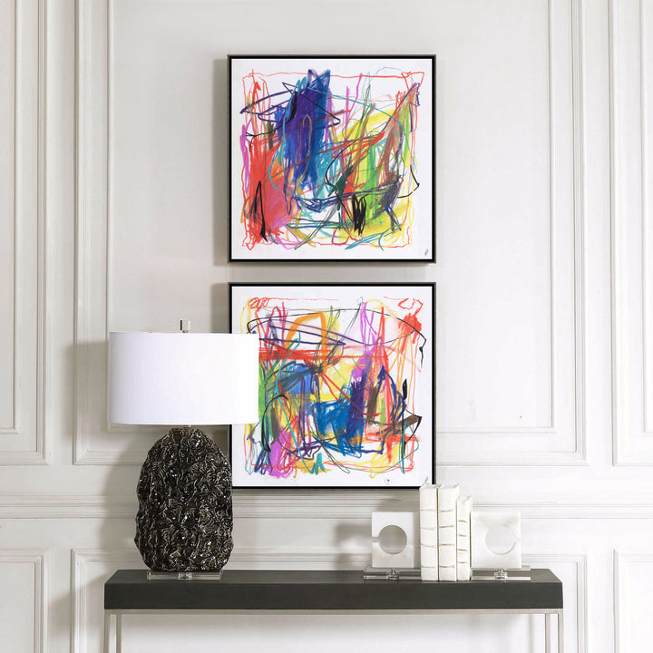 "CREEPING, CRAWLING, LEAPING" CANVAS ART
