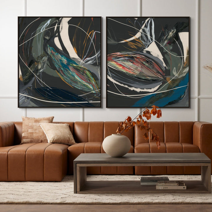 "CROSS BREEZE II" CANVAS ART