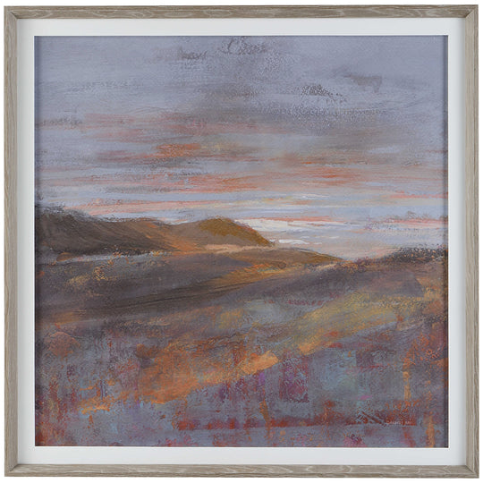"DAWN ON THE HILLS" FRAMED ART PRINT