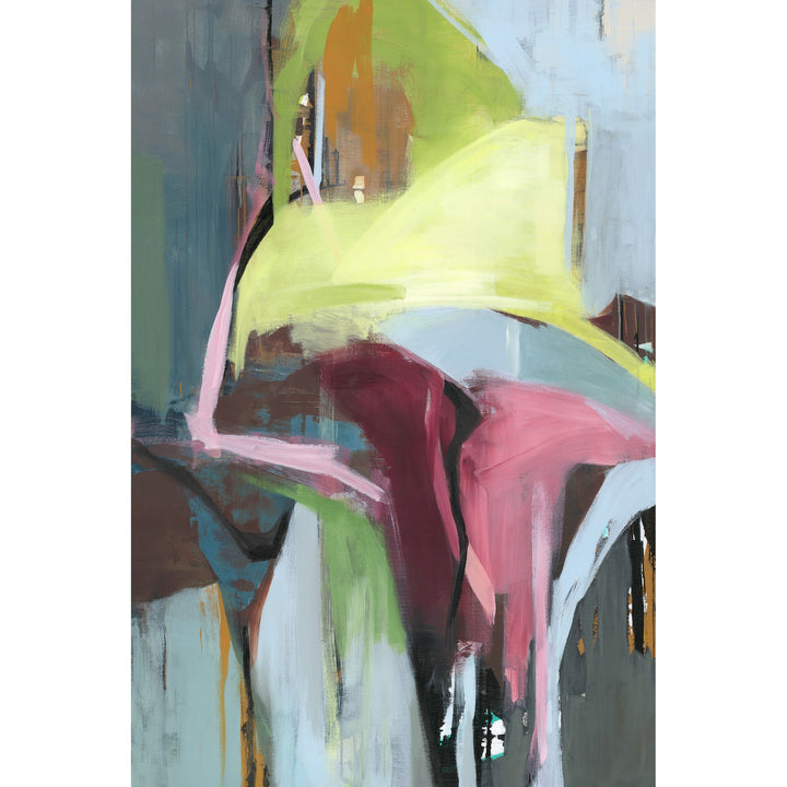 "ECLECTIC BLUES" CANVAS ART