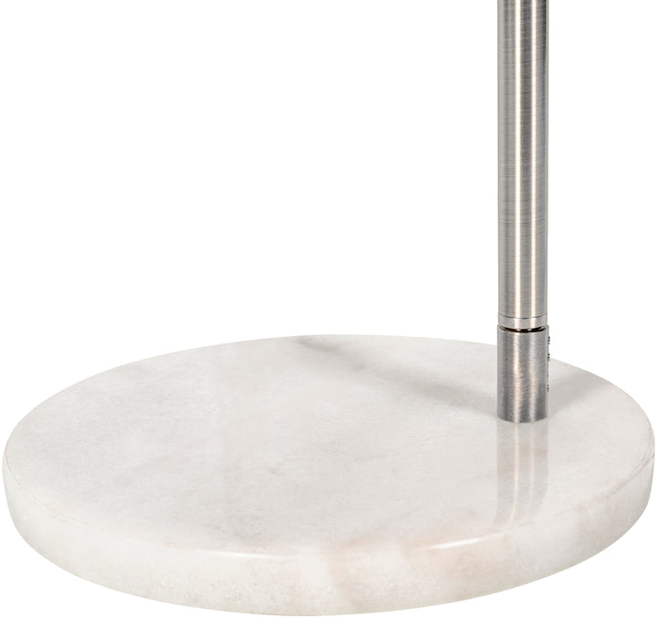 ETHAN FLOOR LAMP: POLISHED NICKEL