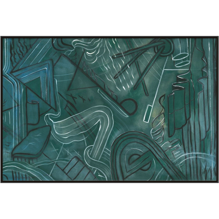 "EVERGREEN BLUES" CANVAS ART