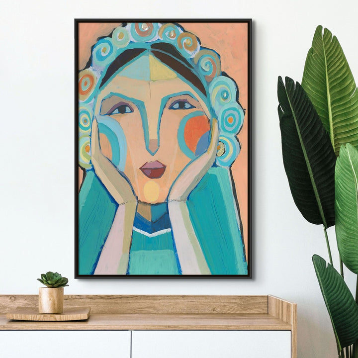 "FACES OF BEAUTY III" CANVAS ART