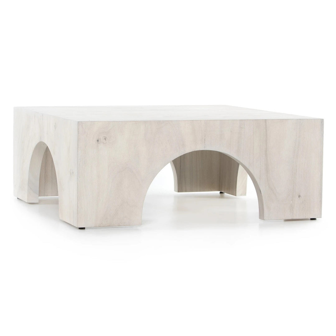 FAUSTO BLEACHED GUANACASTE COFFEE TABLE