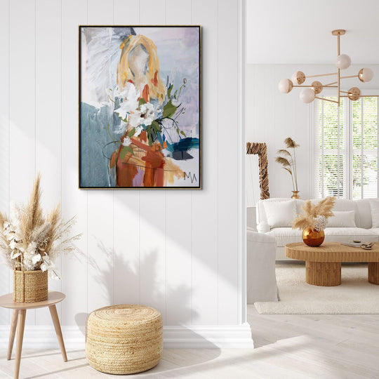 "FEATHERS AND FROST" CANVAS ART