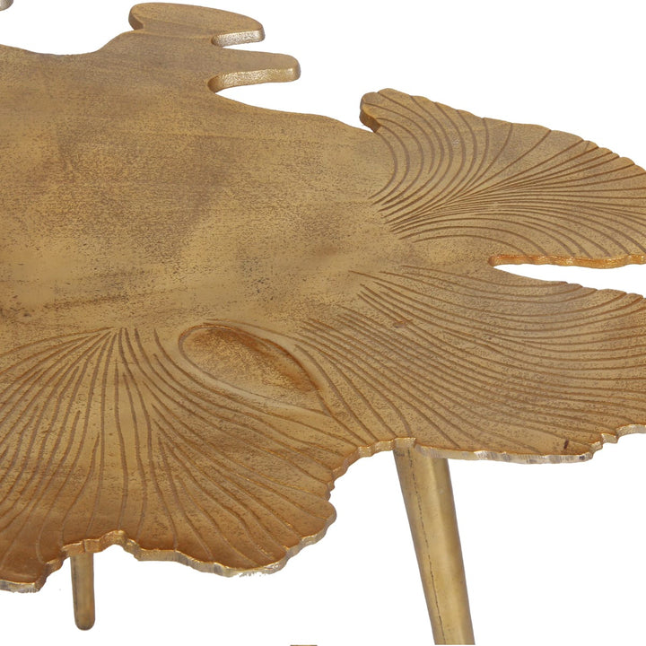 AMOEBA SIDE TABLE: GOLD