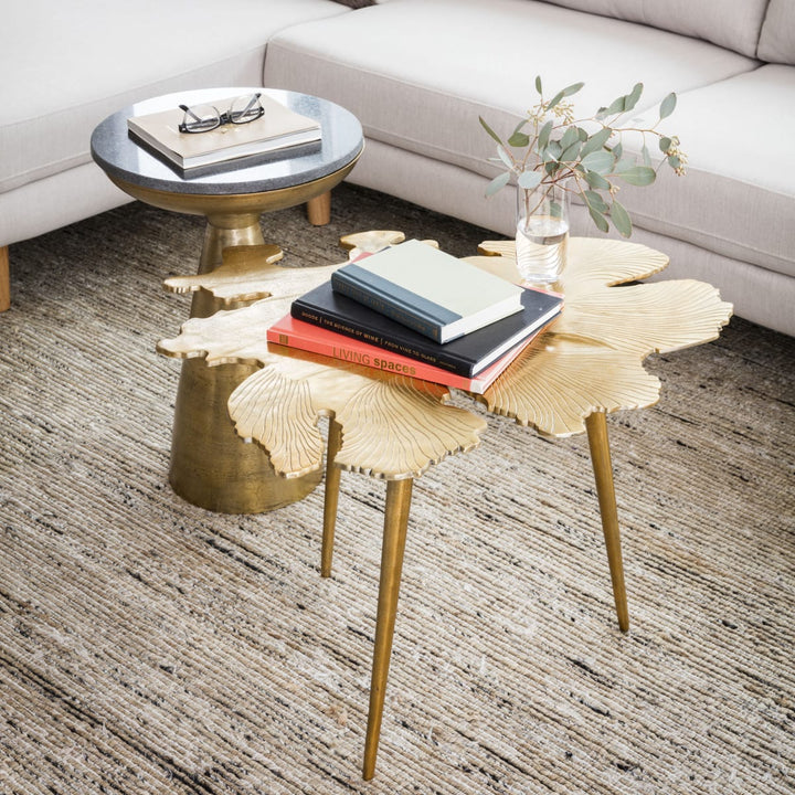 AMOEBA SIDE TABLE: GOLD