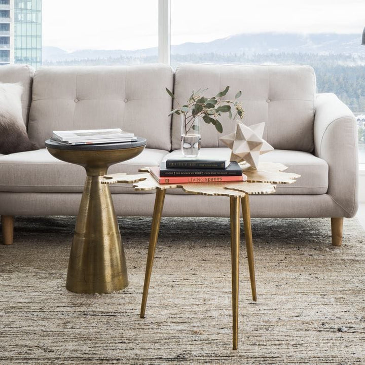 AMOEBA SIDE TABLE: GOLD