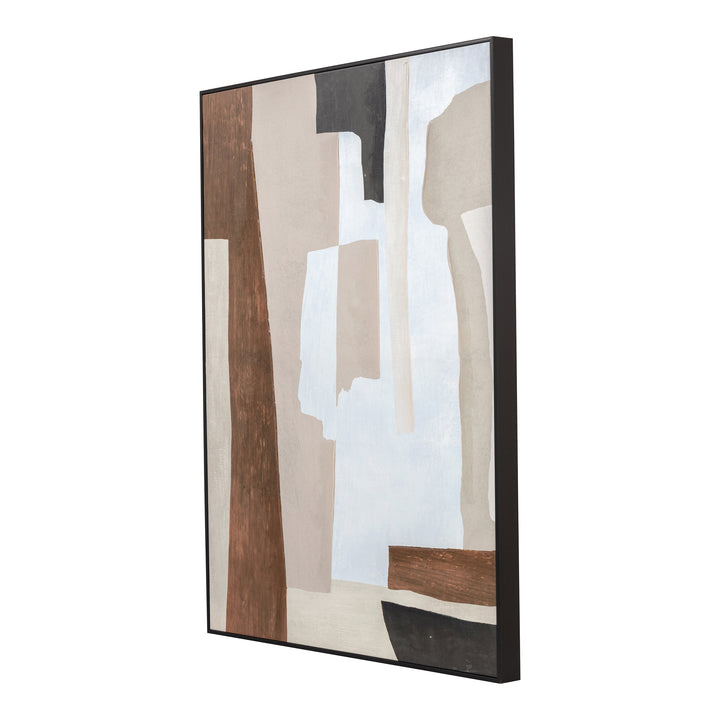 "FINA" FRAMED ABSTRACT CANVAS ART PRINTS