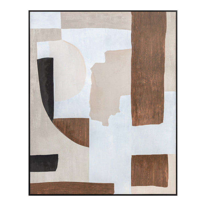 "FINA" FRAMED ABSTRACT CANVAS ART PRINTS