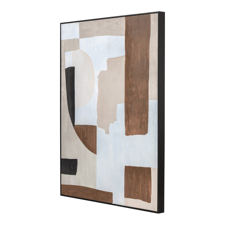 "FINA" FRAMED ABSTRACT CANVAS ART PRINTS