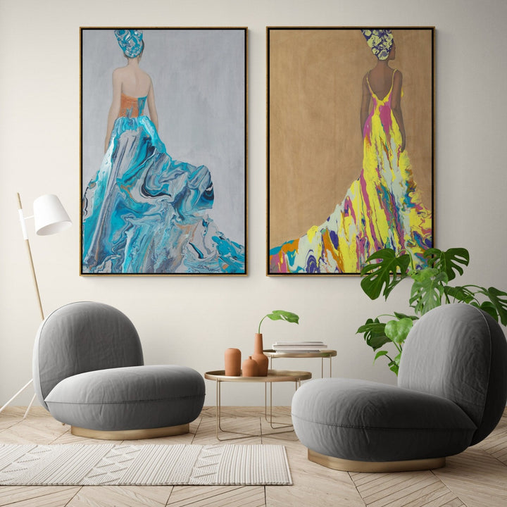 "FLOWING GRACE" CANVAS ART