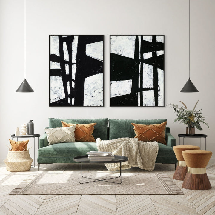 "FOLDED IN I" CANVAS ART