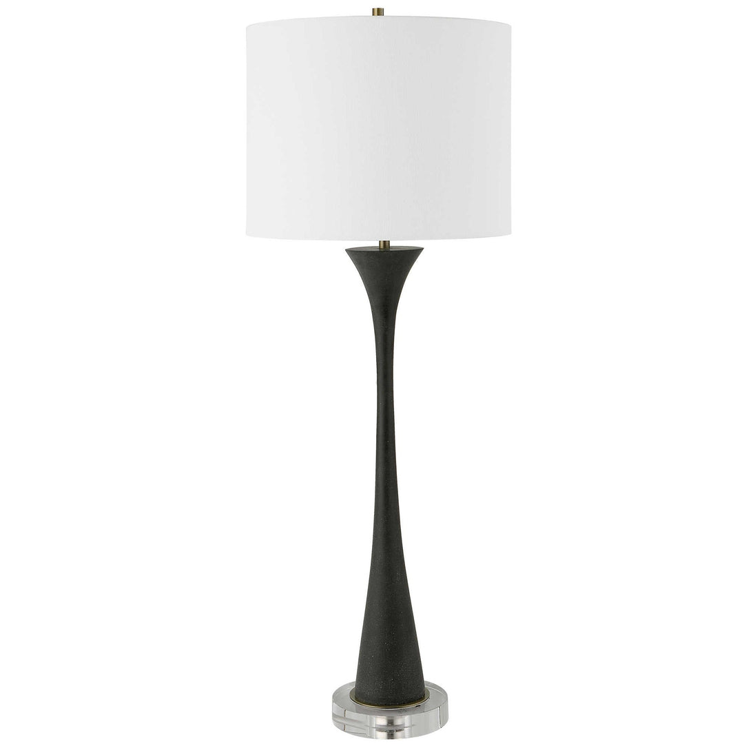 FOUNTAIN BLACK STONE TABLE LAMP