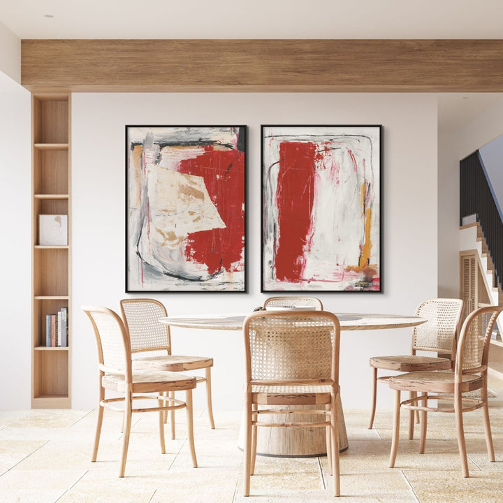 "FRAGMENTS III" CANVAS ART