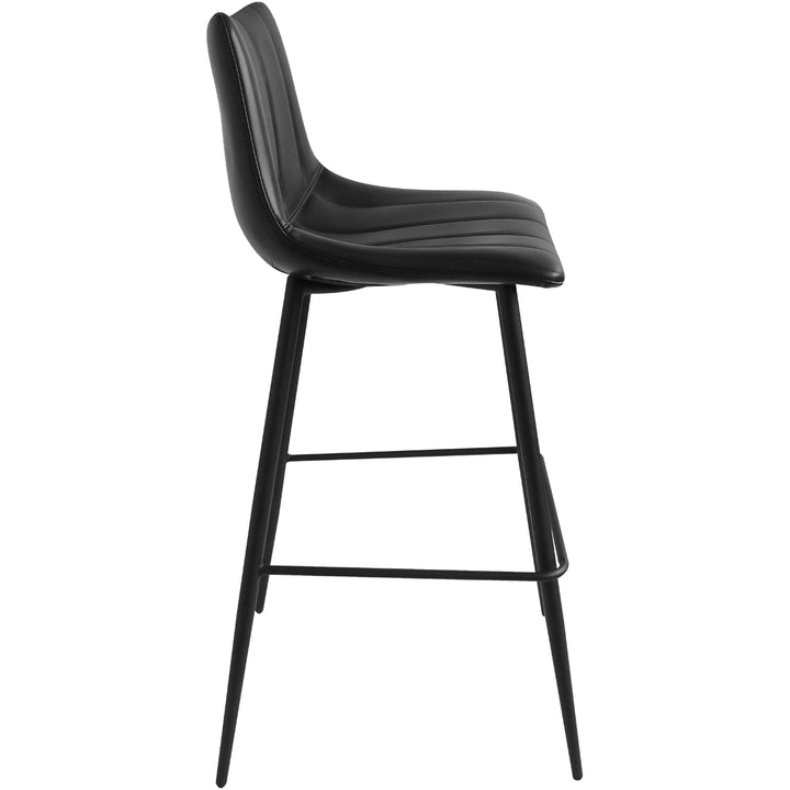 GLOVE BAR STOOL: BLACK | SET OF 2