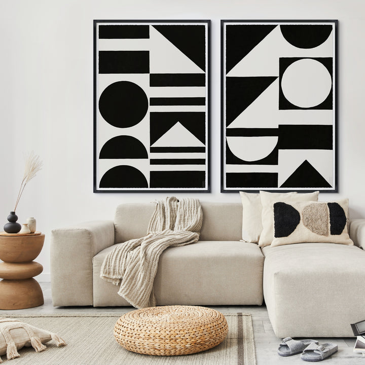 "GRAPHIS" GLASS FRAMED ART