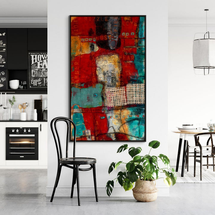 "HOT AND STICKY" CANVAS ART