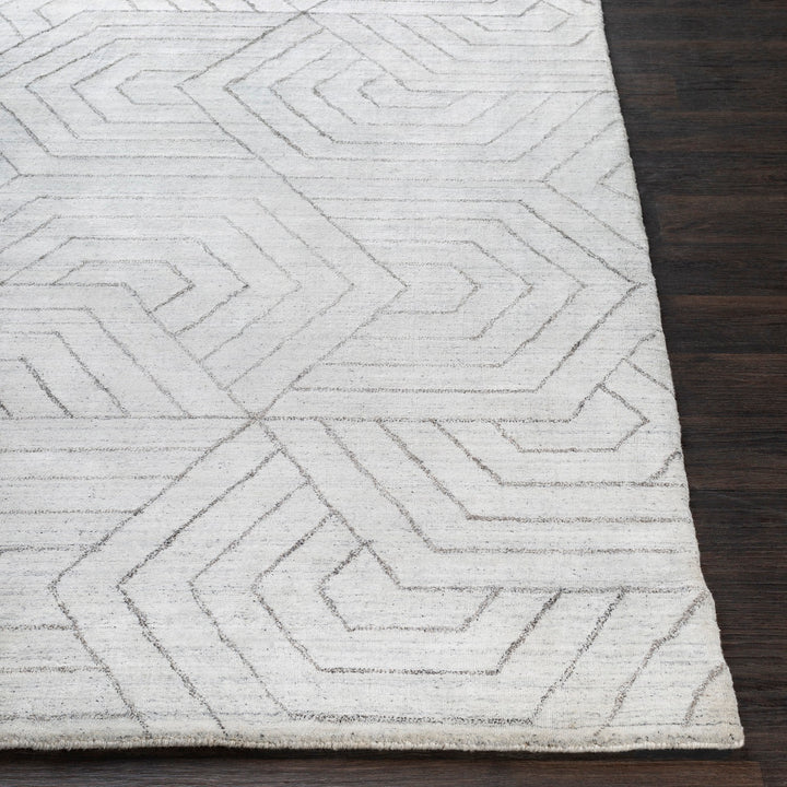 AKIDO VISCOSE RUG: WHITE