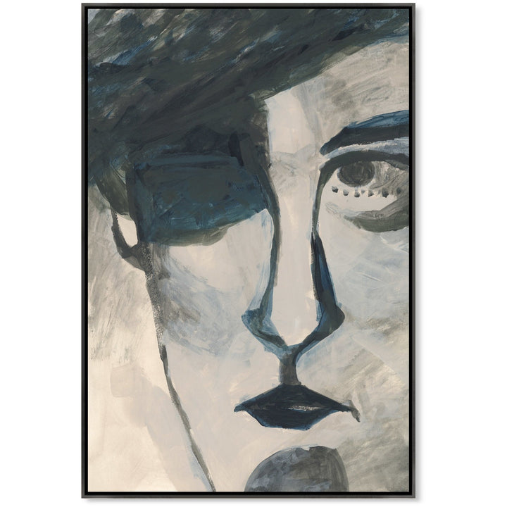 "IN THE CABINET OF CAL" EMBELLISHED LINEN ART