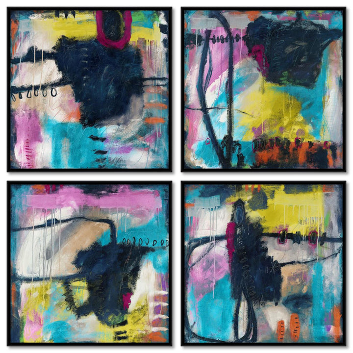 "IT'S NOT JUST BLACK & WHITE" CANVAS ART SERIES