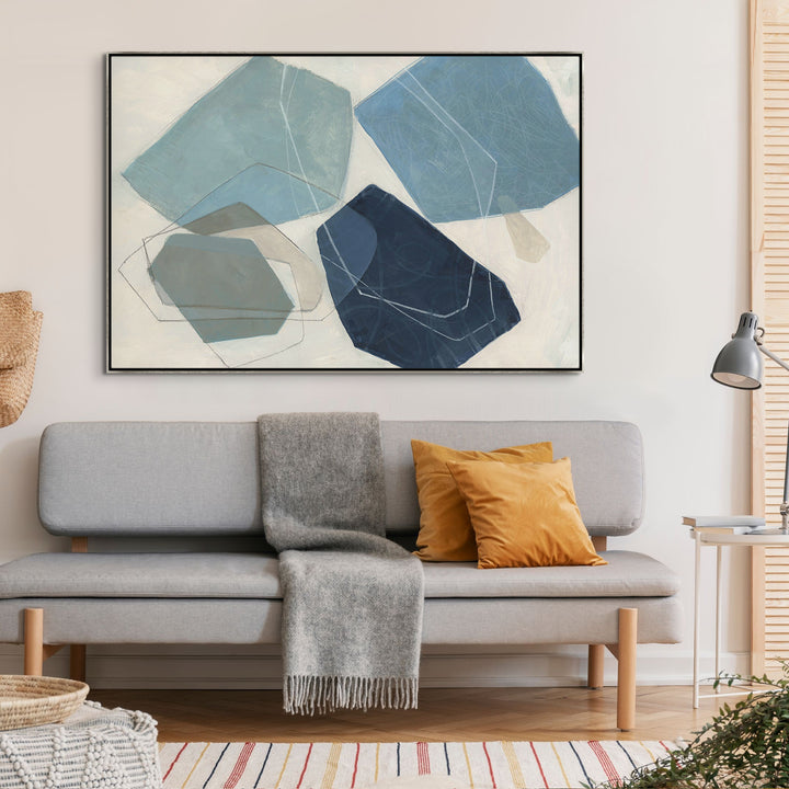 "JOY FILLED SHAPES II" CANVAS ART