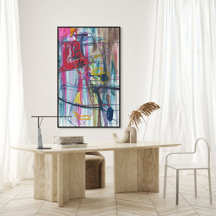 "JOY TRAP " CANVAS ART