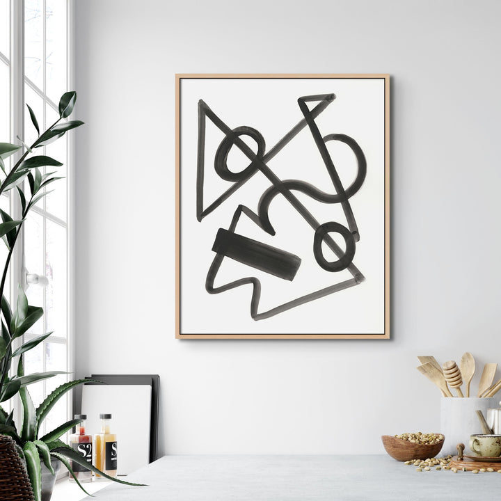 "LINES IN REVERSE" CANVAS ART SERIES