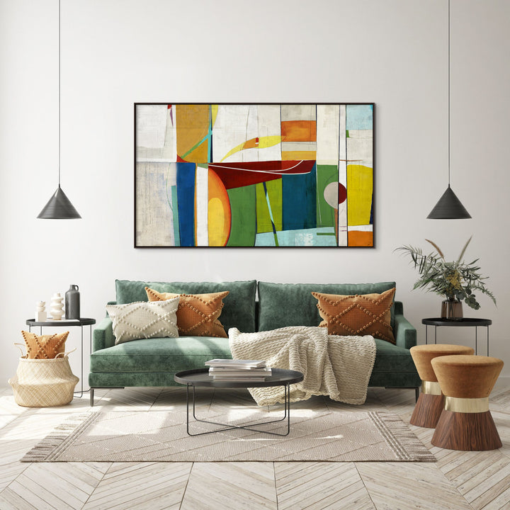 "LITTLE FISH BIG POND" CANVAS ART